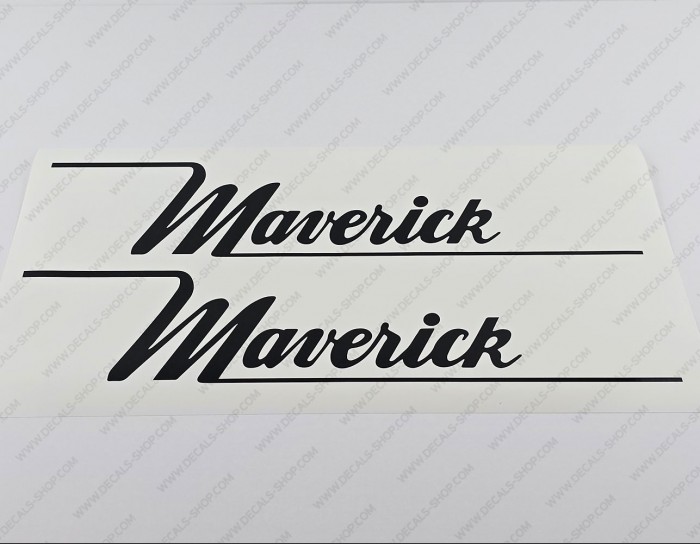 Maverick Boat Logo Decal Set of 2 x 18" Maverick Boat Logo Decal Set of 2 x 18"